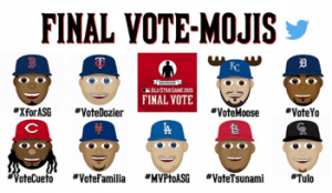 MLB All-Star Voting Emojis
